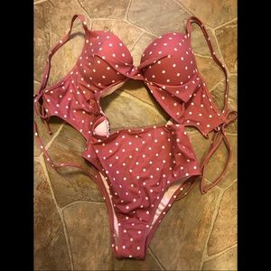 One Piece Cut Out Swimsuit